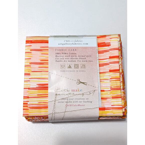 Tangerine Summer Edition Color Master Fat Quarter Bundle by Art Gallery Fabrics - Picture 2 of 6
